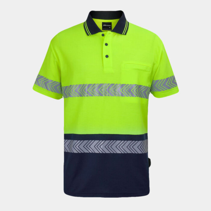 JB's HV S/S D+N C/BACK SEGMENTED TAPE POLO Thumbnail