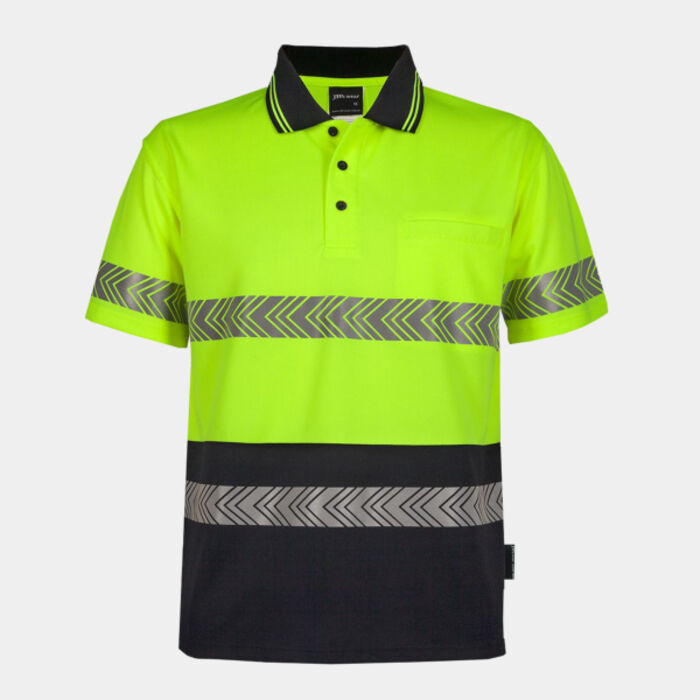 JB's HV S/S SEGMENTED TAPE POLO Thumbnail