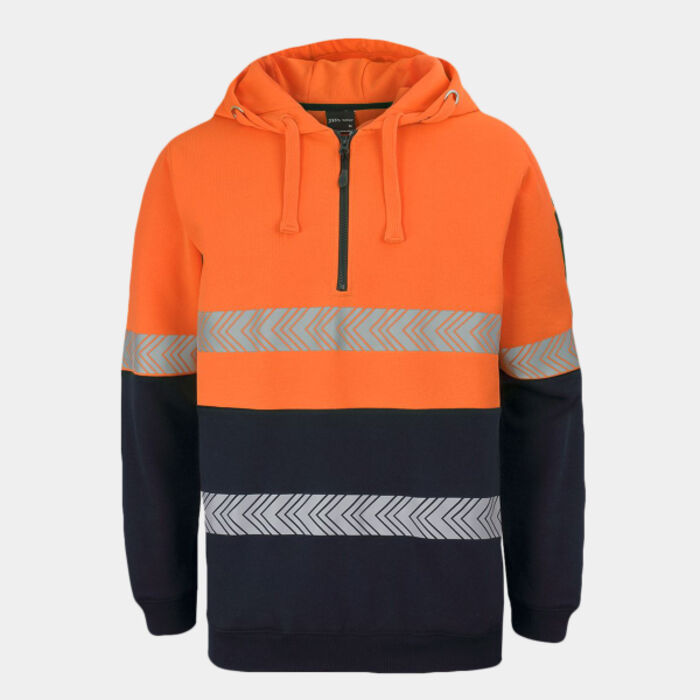 JB's HV (D+N) 1/2 ZIP SEGMENTED TAPE HOODIE Thumbnail
