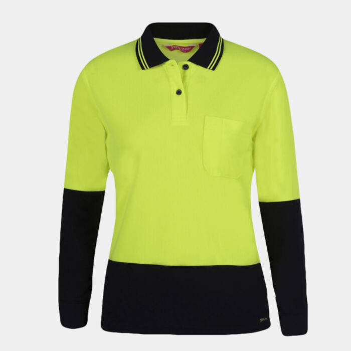 JB's LADIES HV L/S COMFORT POLO Thumbnail
